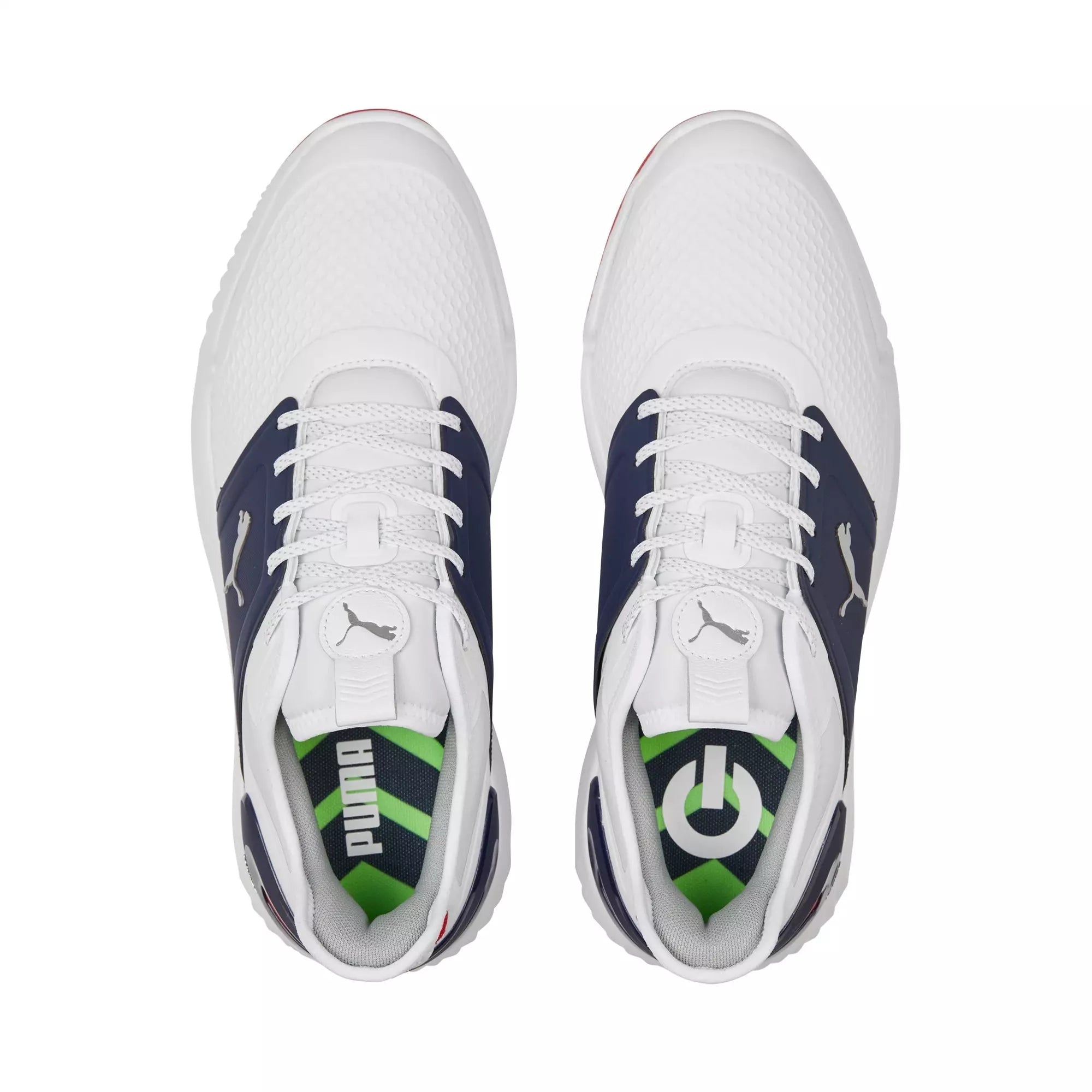 Puma 2023 Chaussures de Golf Ignite Elevate Blanc Bleu