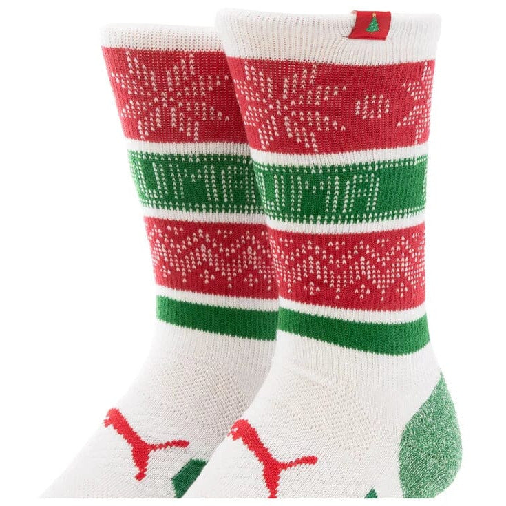 PUMA Chaussettes Golf Holiday Crew Bright White Ski Patrol Men