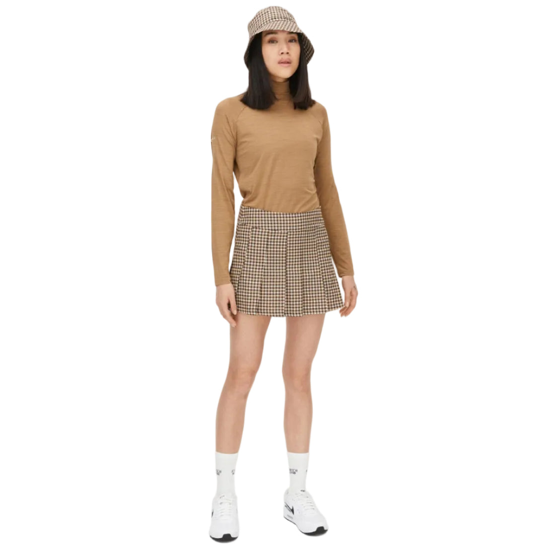 Rohnisch Jupe Mid Pleat Brown