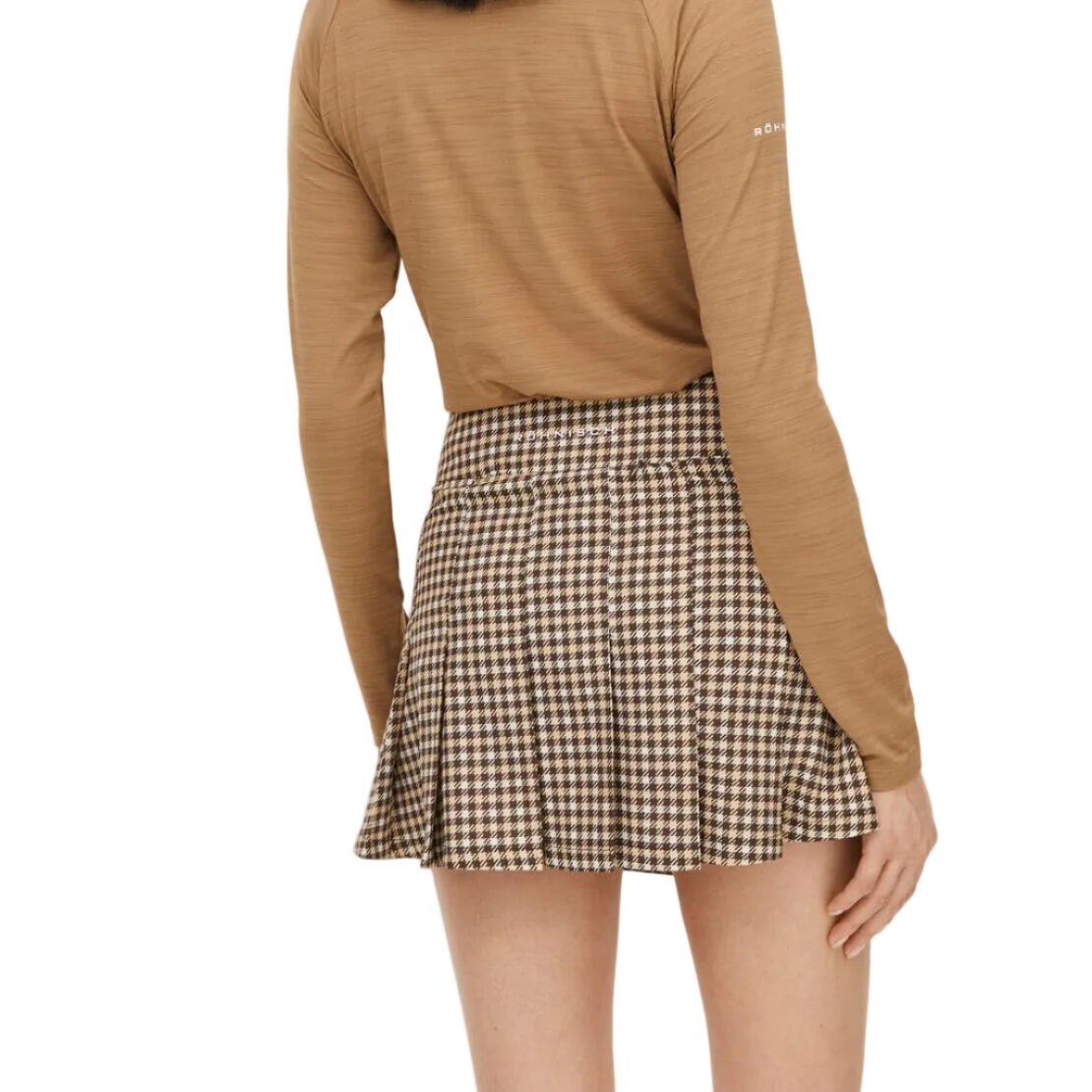 Rohnisch Jupe Mid Pleat Brown