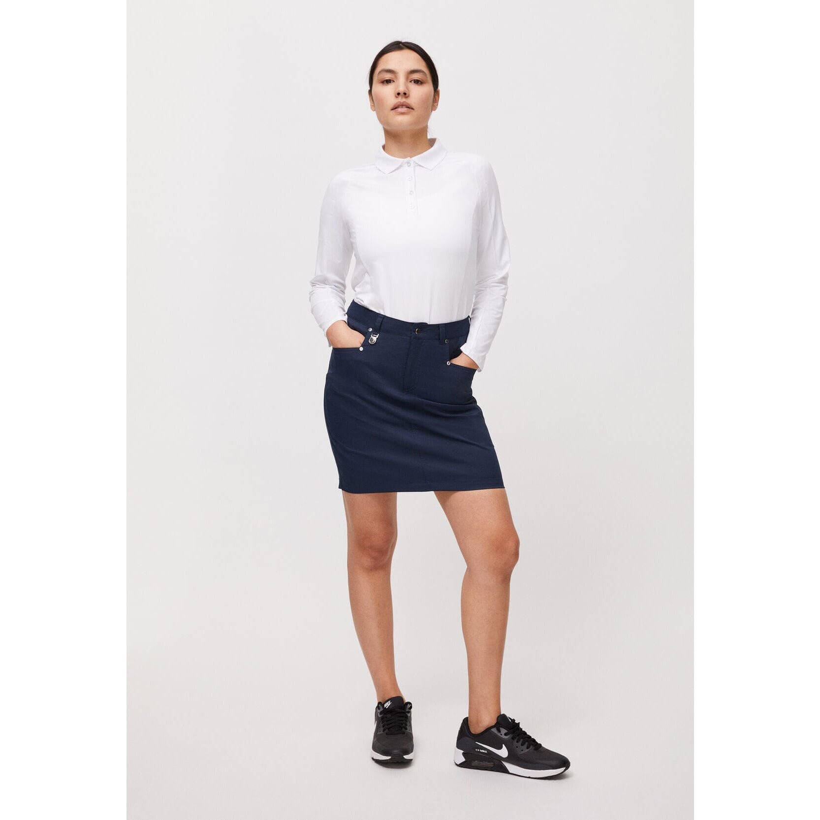 Rohnisch polo rumine long Sleeve White