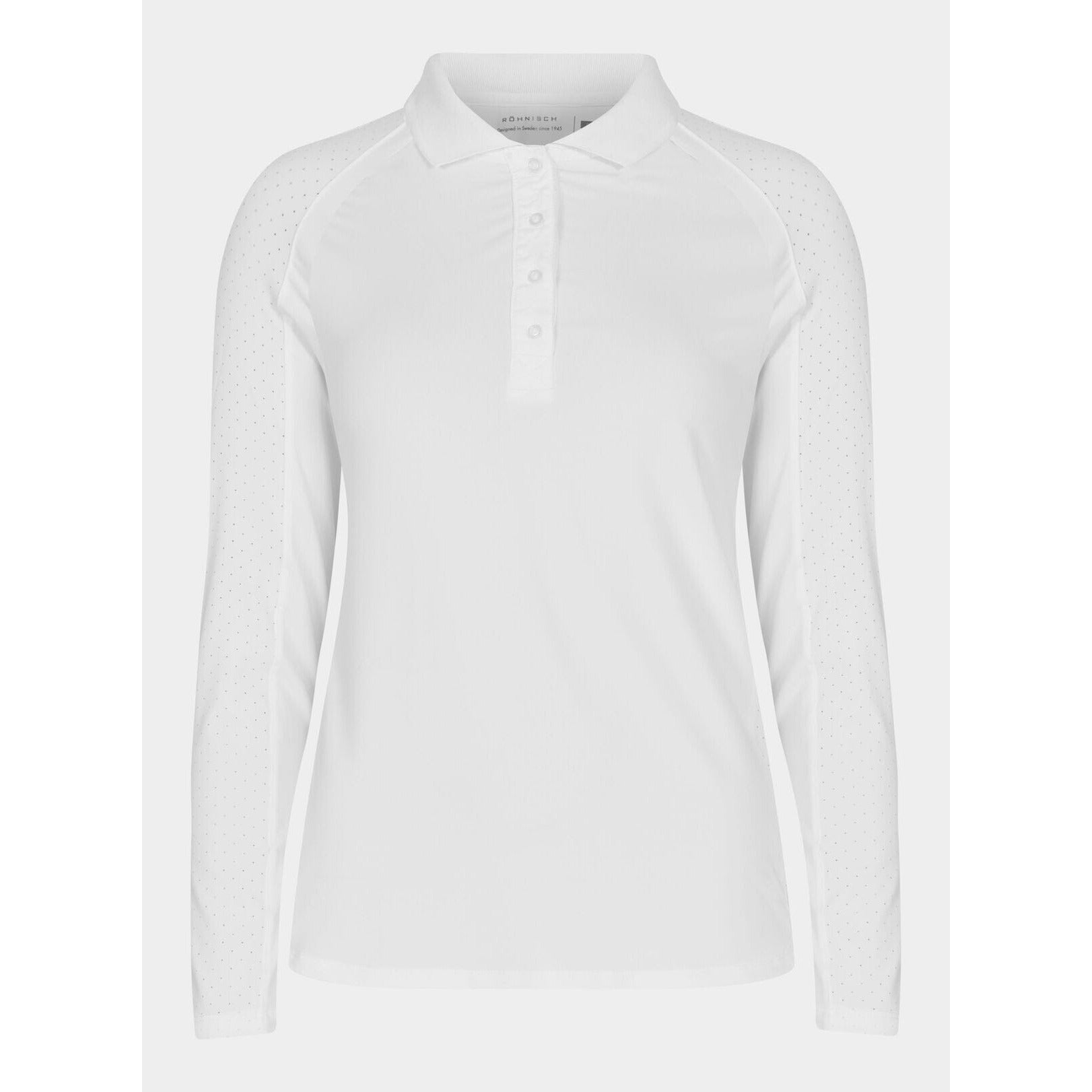 Rohnisch polo rumine long Sleeve White