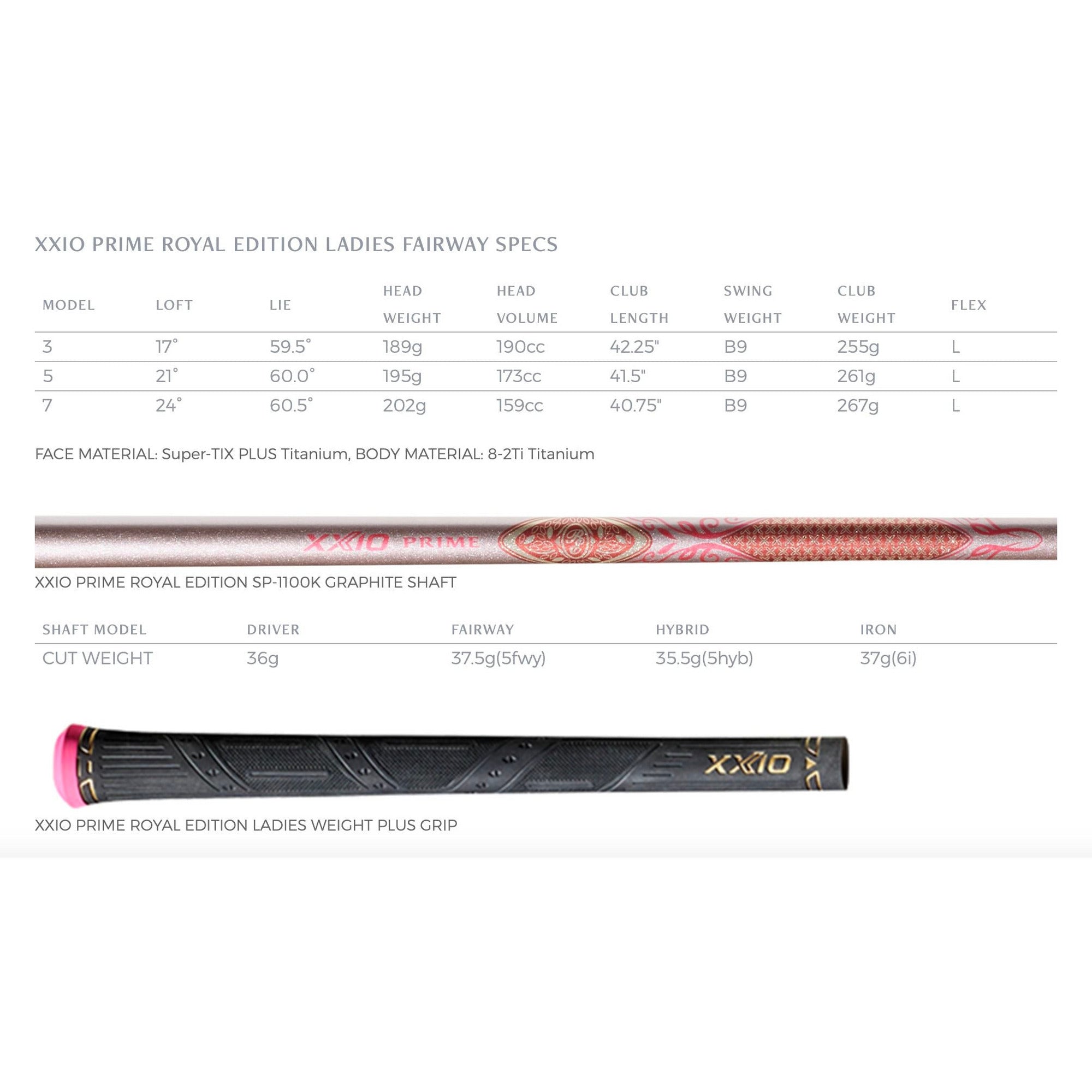 XXIO PRIME ROYAL EDITION LADIES Bois de Parcours