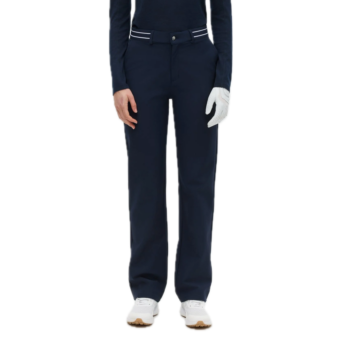 Röhnisch Pantalon Femme Warm Flex Chinos Bleu Marine