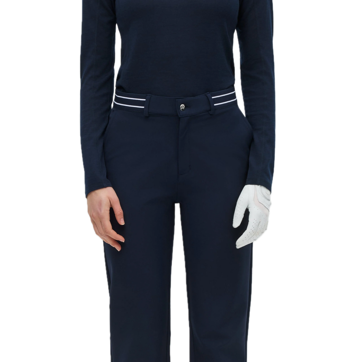Röhnisch Pantalon Femme Warm Flex Chinos Bleu Marine