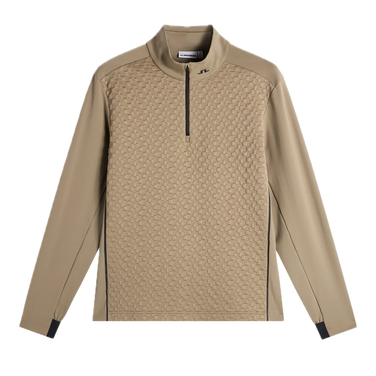 J.Lindeberg Pull Lassy Quarter Zip Mid Layer Brindle