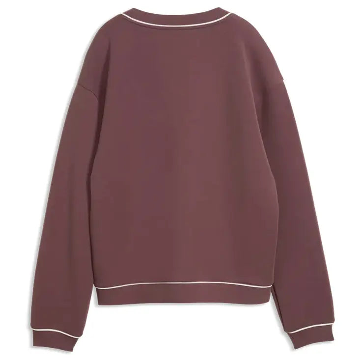 Puma Golf Pull col V CLOUDSPUN Fleece femme Marron Cacao