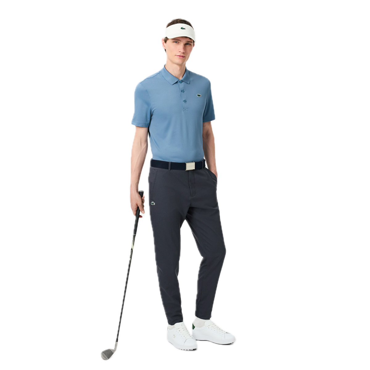Lacoste Polo Golf Ultra Dry stretch Bleu Gris