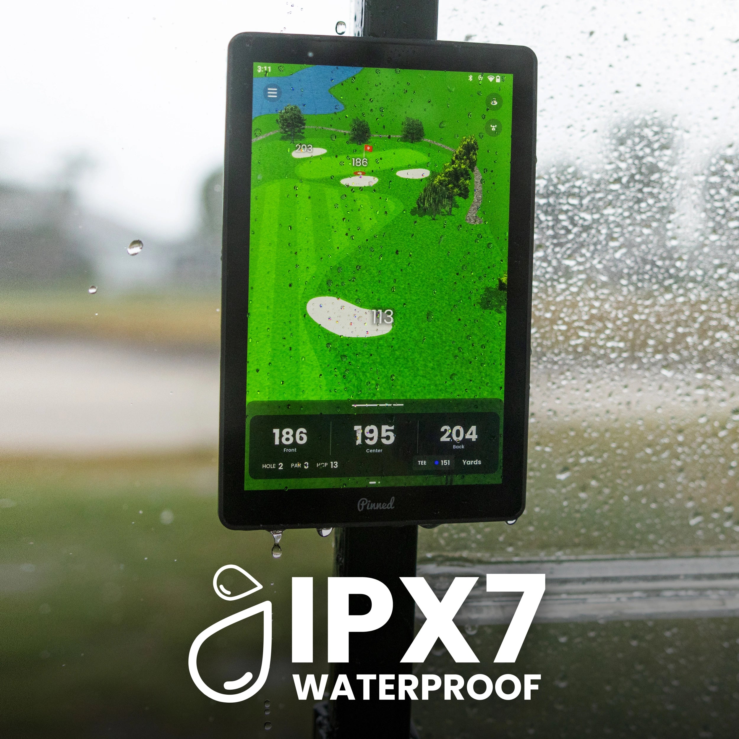 Pinned Golf The Caddie — Tablette GPS de golf - GolfCenter.fr