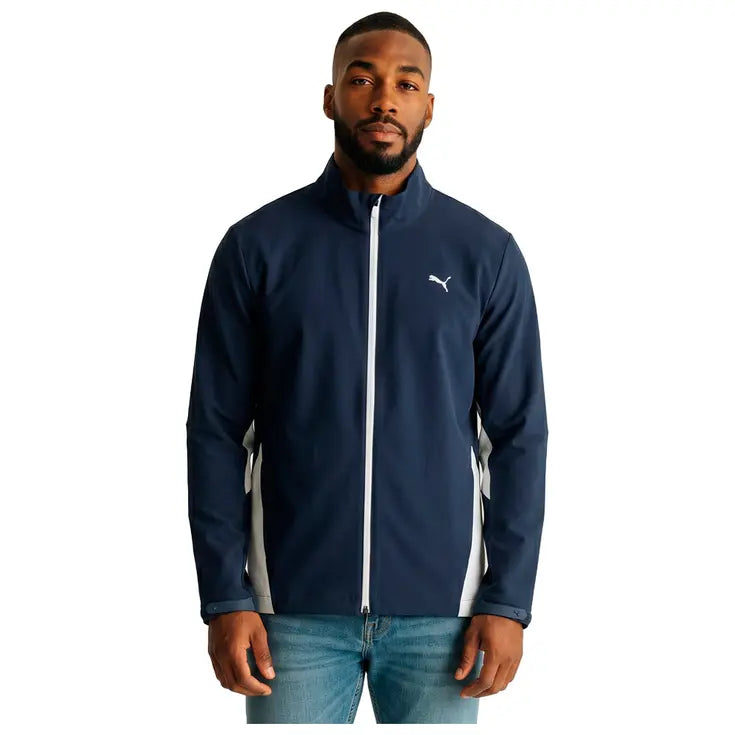 Puma Golf Veste Softshell Bleu Marine