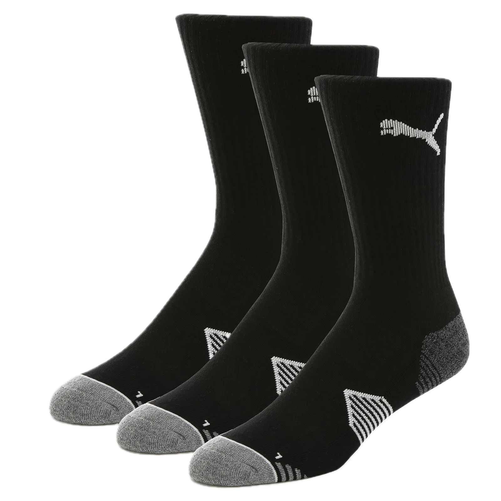 Puma Chaussettes Essential Crew Cut Lot de 3 Noires