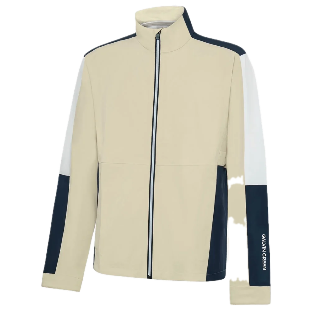 Galvin Green Veste de Pluie Arlo Sable / Marine / Blanc