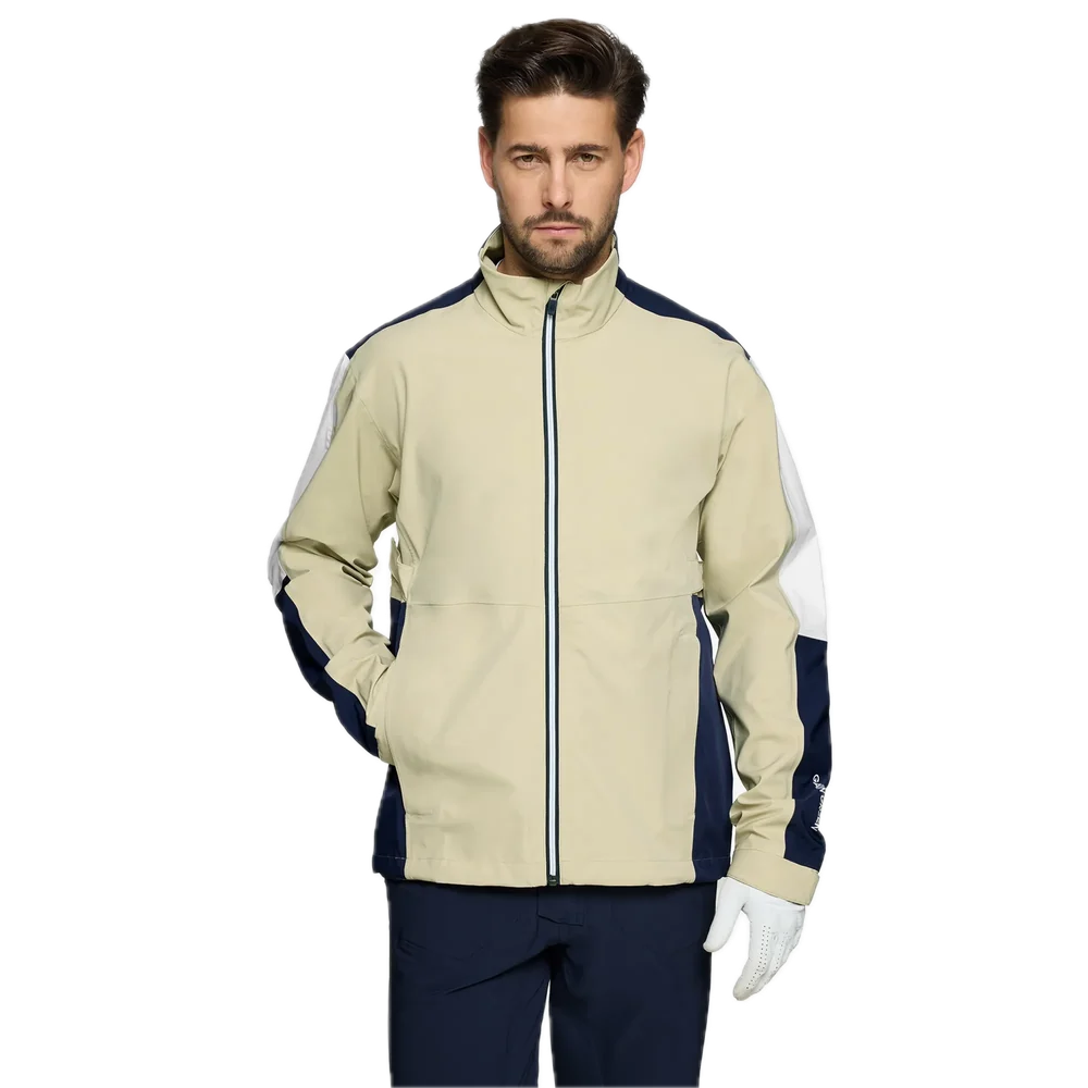 Galvin Green Veste de Pluie Arlo Sable / Marine / Blanc