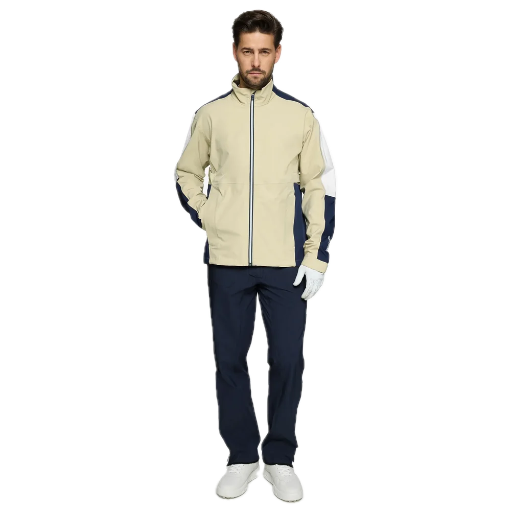 Galvin Green Veste de Pluie Arlo Sable / Marine / Blanc
