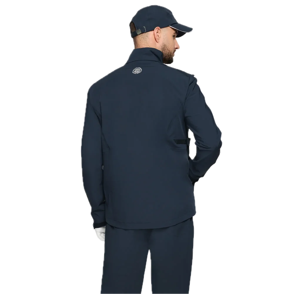 Galvin Green Veste de Pluie Arlo Marine / Blanc