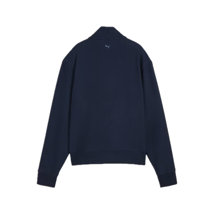 PUMA Veste Demi-Zip Boulder Femme Bleu Marine