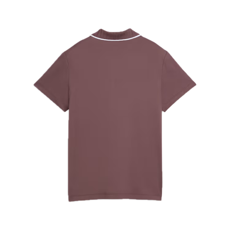 PUMA Polo CLOUDSPUN Bridges Manches Courtes Femme Marron Cacao