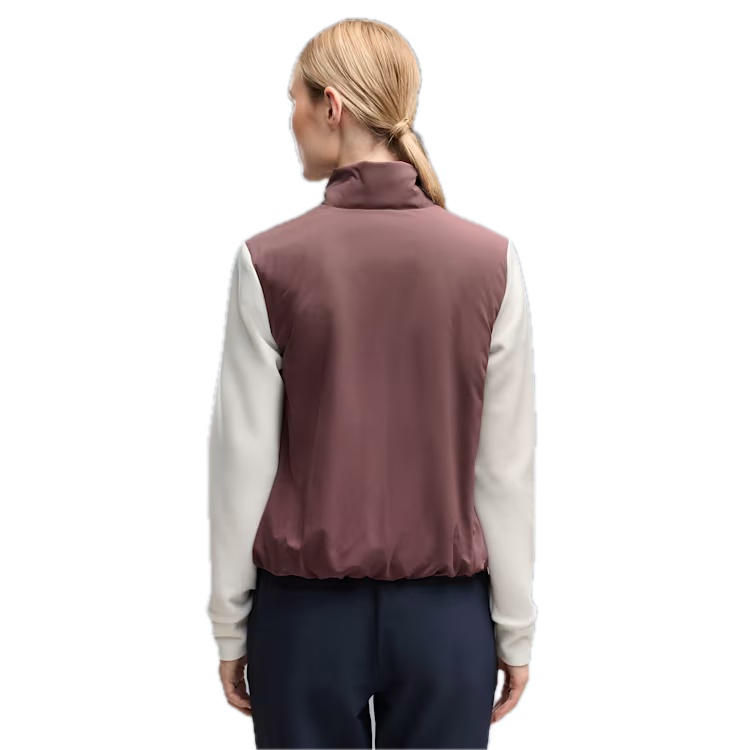 Puma Golf Chaqueta CLOUDSPUN Fleece Hybrid mujer Marrón Cacao / Blanco Roto - GolfCenter.fr