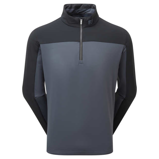 FootJoy Pullover Hybride ThermoSeries Noir Gris Charbon