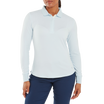 Polo de manga larga ThermoSeries para mujer de FootJoy en azul polar 
