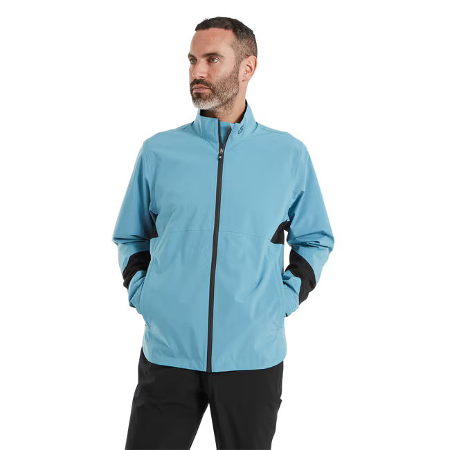 FootJoy Veste de pluie HydroLite X Bleu Ardoise / Noir - GolfCenter.fr