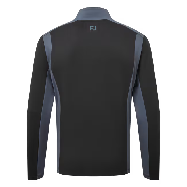 FootJoy Pullover Contrasté ThermoSeries Noir / Gris Anthracite