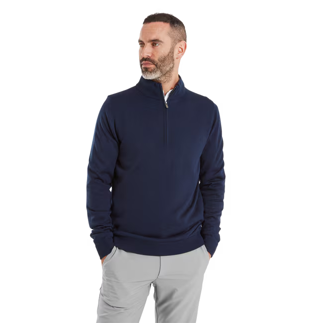 FootJoy Pullover drirelease 1/4 Zip Marine