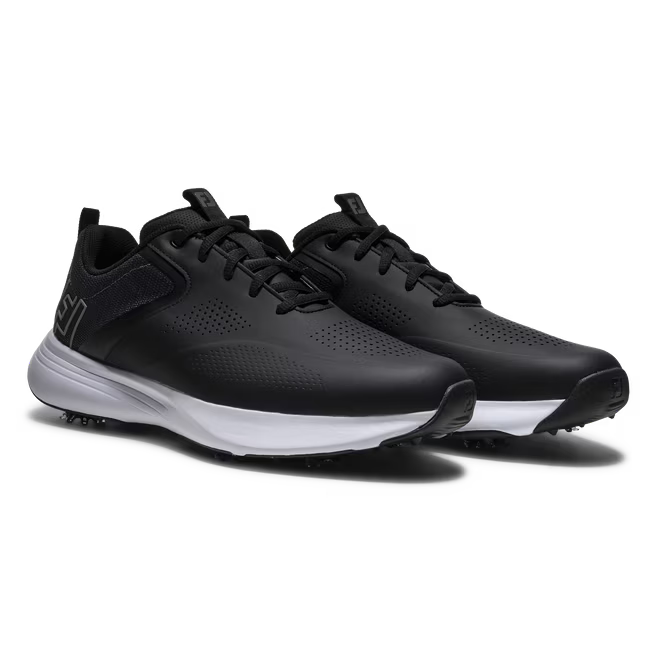FootJoy Chaussures de Golf Qualifier Noir / Blanc / Gris Acier