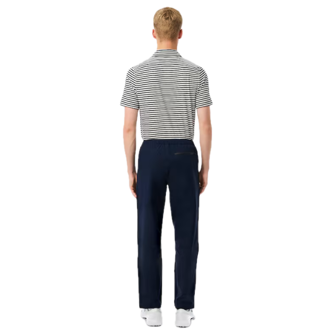 Lacoste Pantalon de Pluie Golf stretch tissu imperméable Bleu Marine