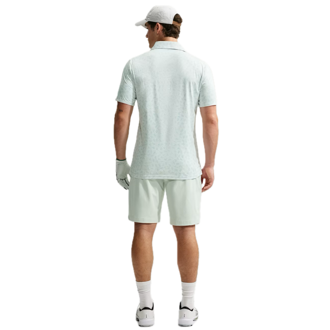 Nike Polo Par Dri-FIT Grass Print Blanc