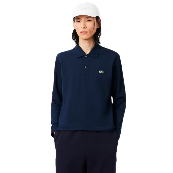 Lacoste Polo L.12.12 LIGHT manches longues classic fit Bleu Nuit