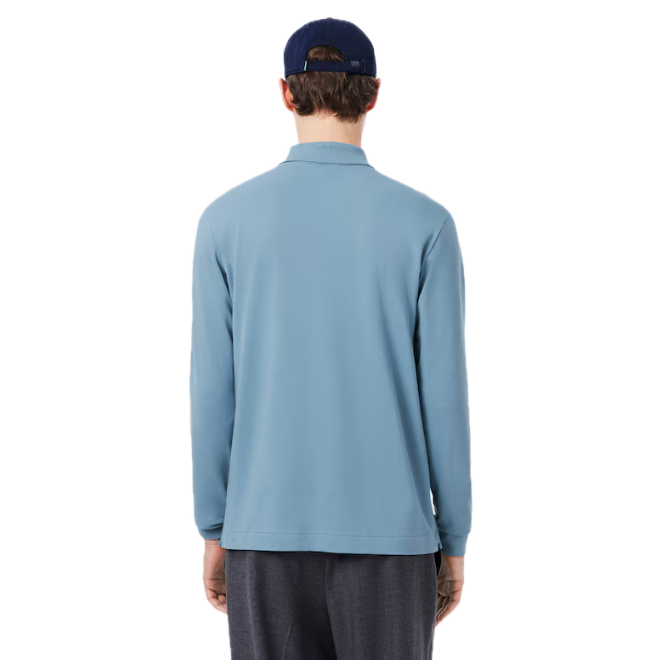 Lacoste Polo L.12.12 LIGHT manches longues classic fit Bleu Gris