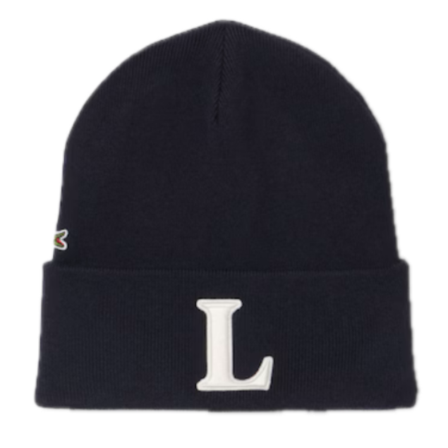 Lacoste Bonnet laine mélangée brodé
