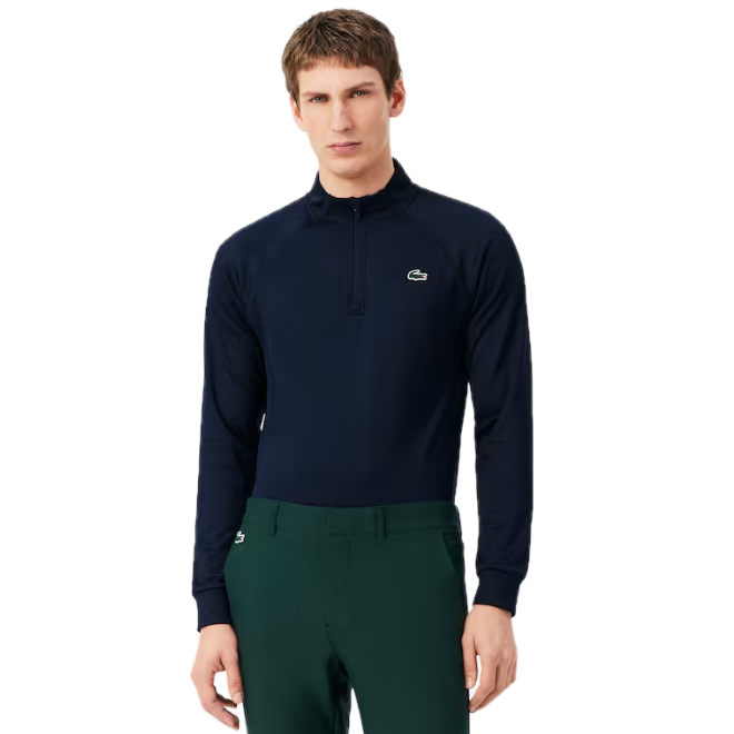 Lacoste Sweatshirt Golf technique polaire Bleu Marine