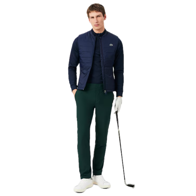 Lacoste Sweatshirt Golf technique polaire Bleu Marine