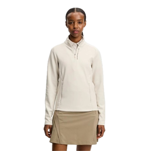 J.Lindeberg Mid-Layer Selena Quarter Zip Moonbeam