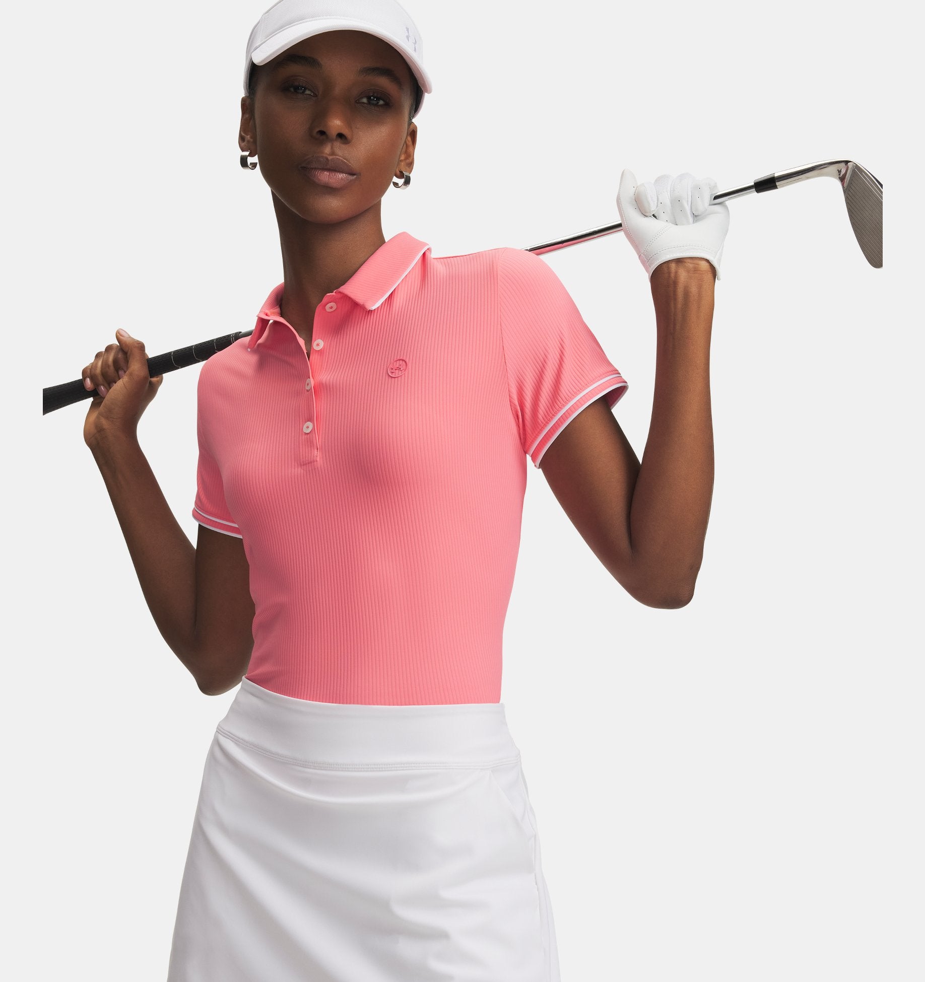 Polo Under Armour Mujer Drive Chill Rosa