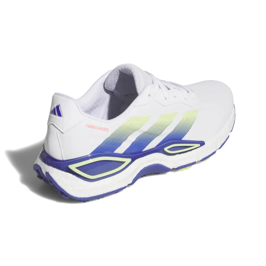 Adidas Chaussures Codechaos 27 Blanc / Bleu / Jaune