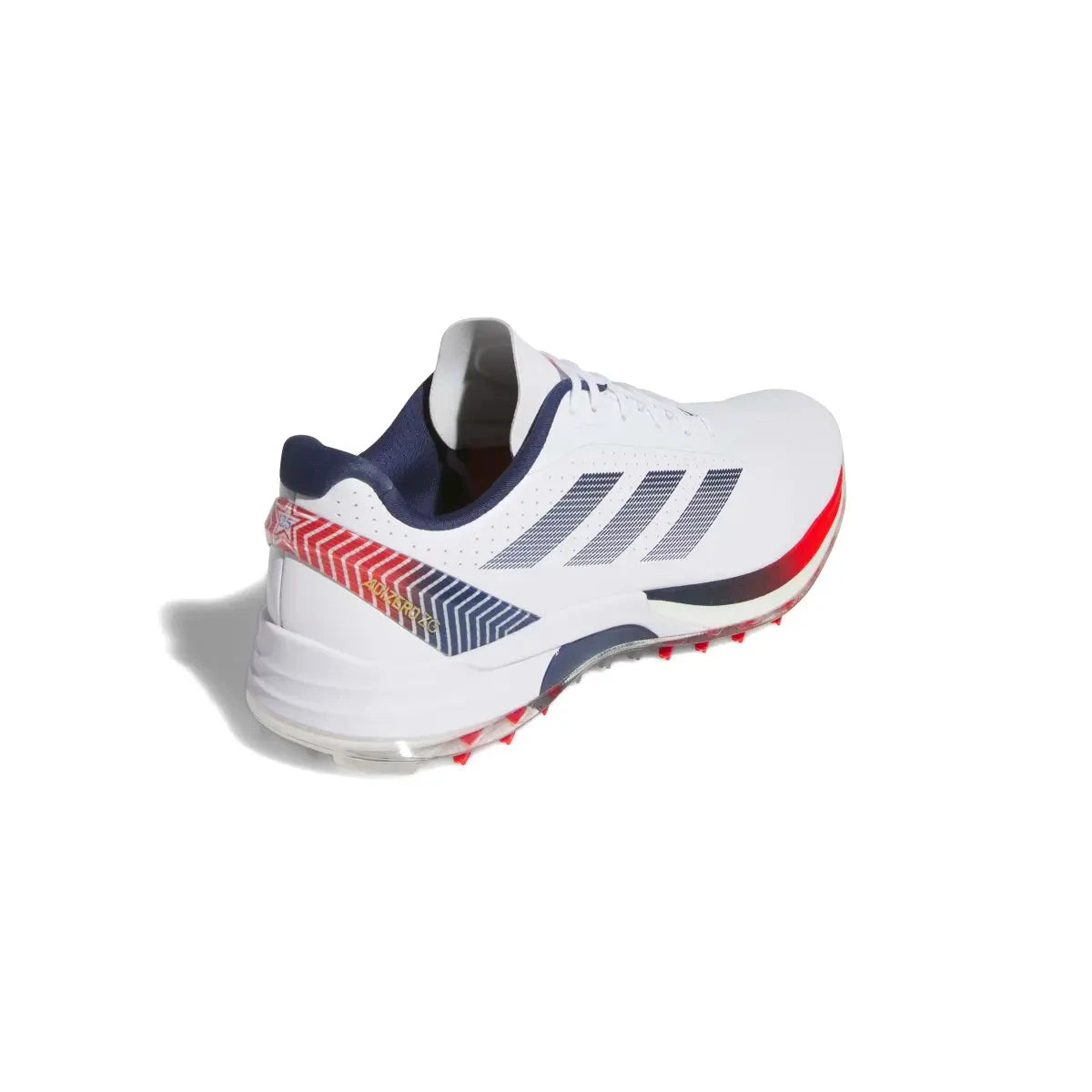 Adidas chaussure de golf ADIZERO white dark blue red
