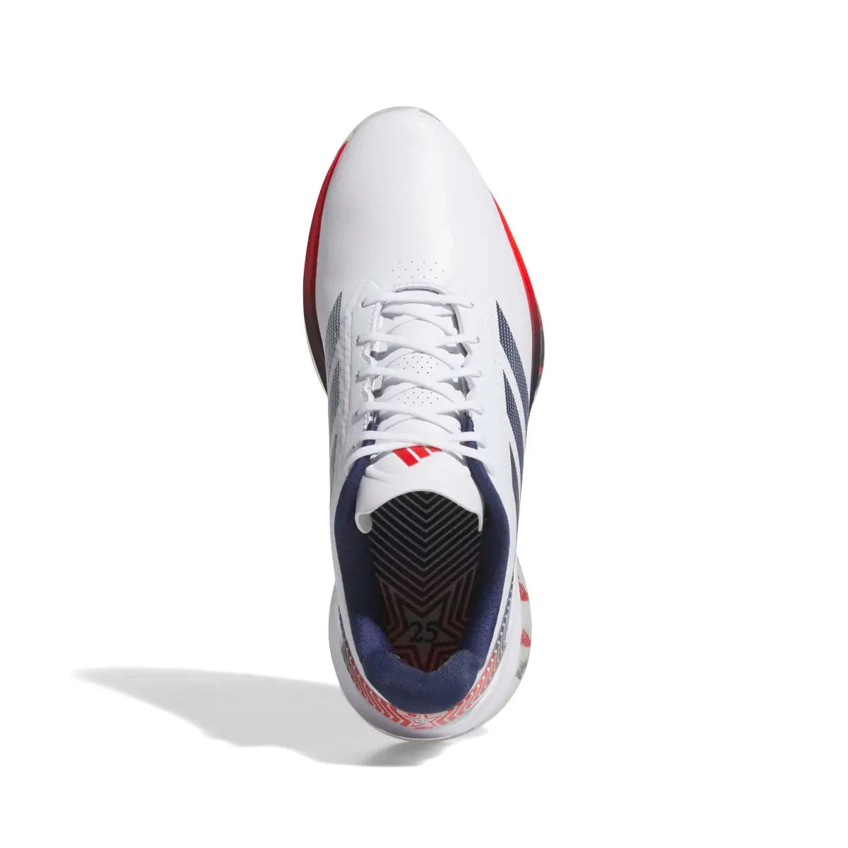 Adidas chaussure de golf ADIZERO white dark blue red