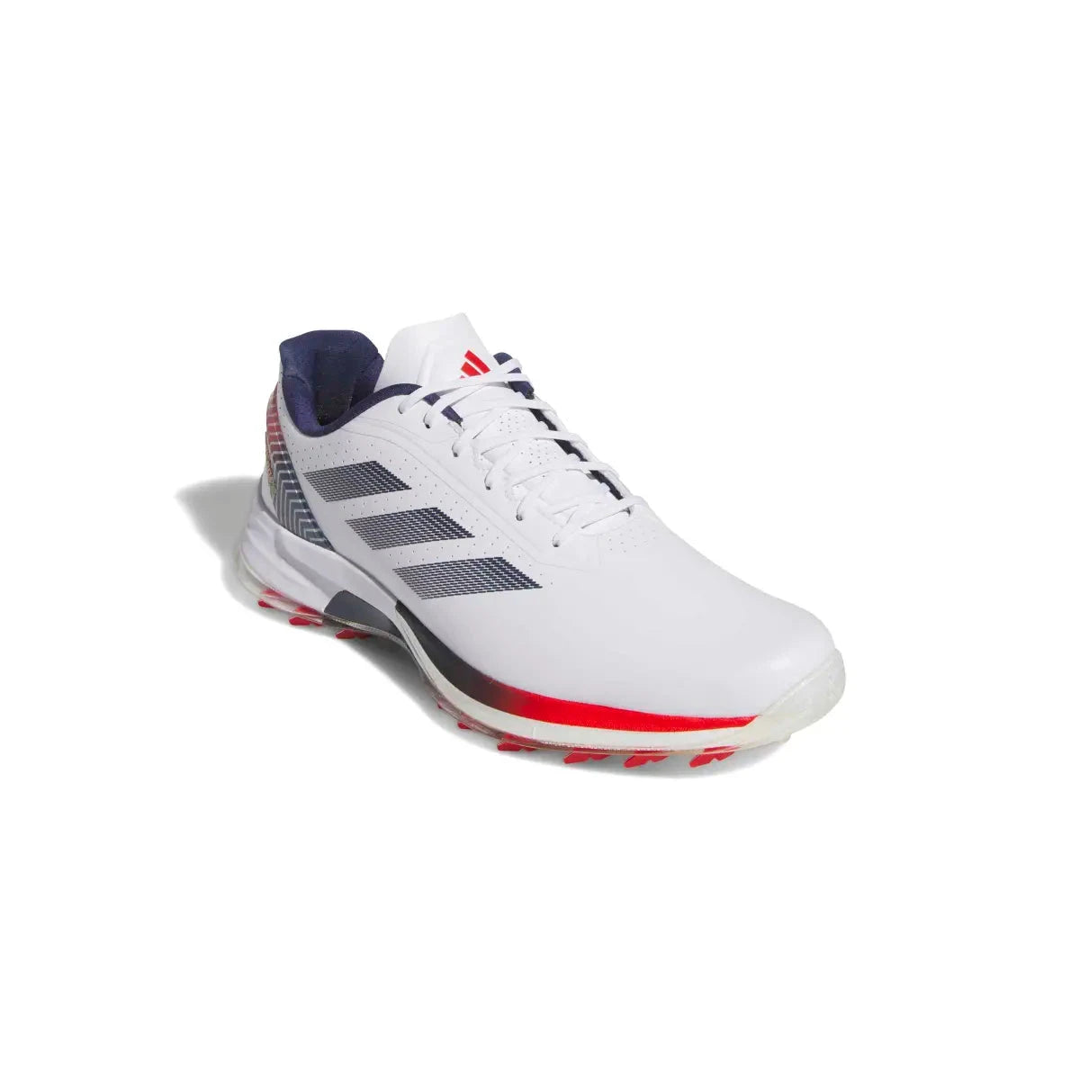 Adidas chaussure de golf ADIZERO white dark blue red