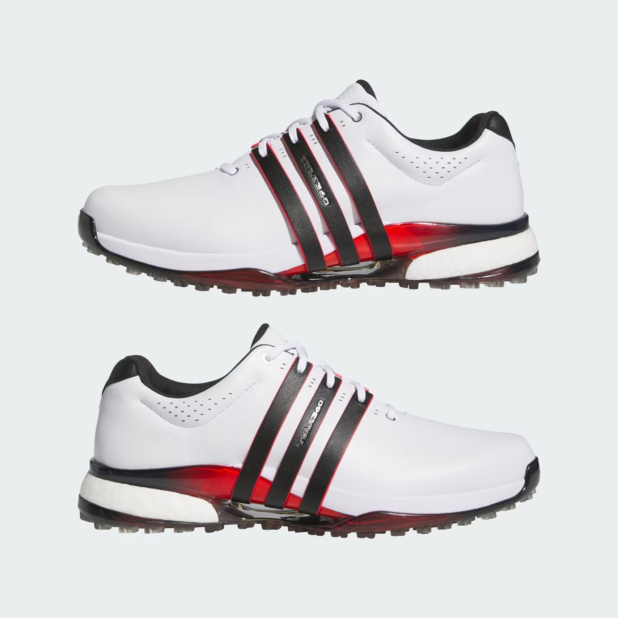 ADIDAS Chaussure de golf Tour 360 SL Blanche Black Red