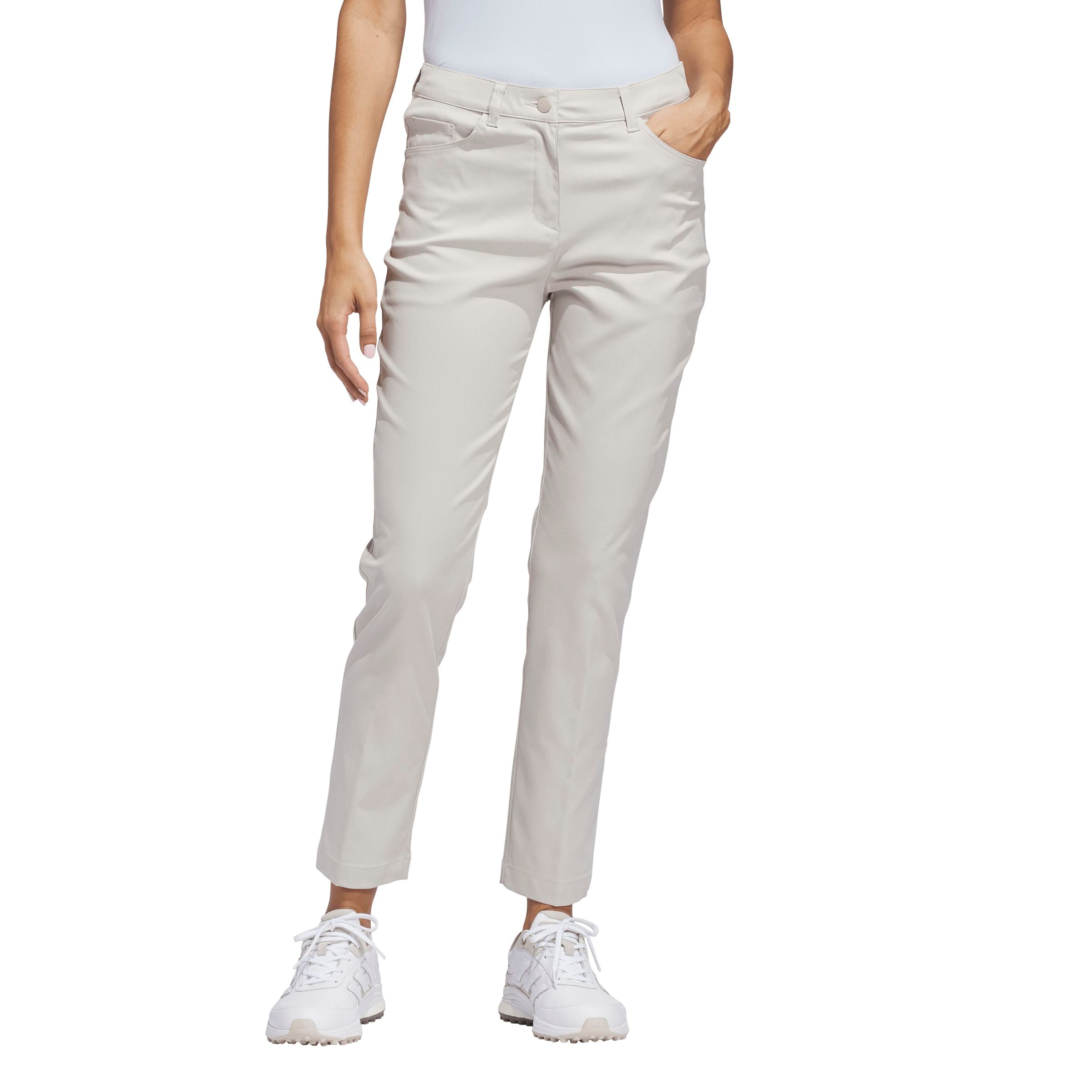 Adidas Pantalon Femme ULTIMATE 5 poches Beige