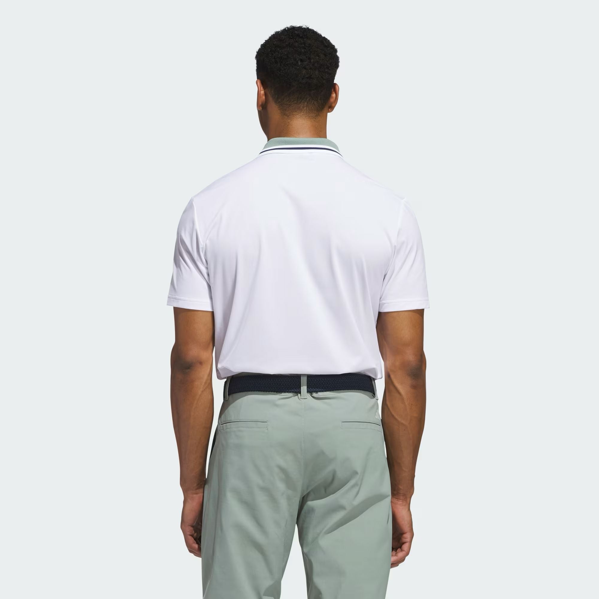 Adidas Polo BEYOND TWISTKNIT blanc