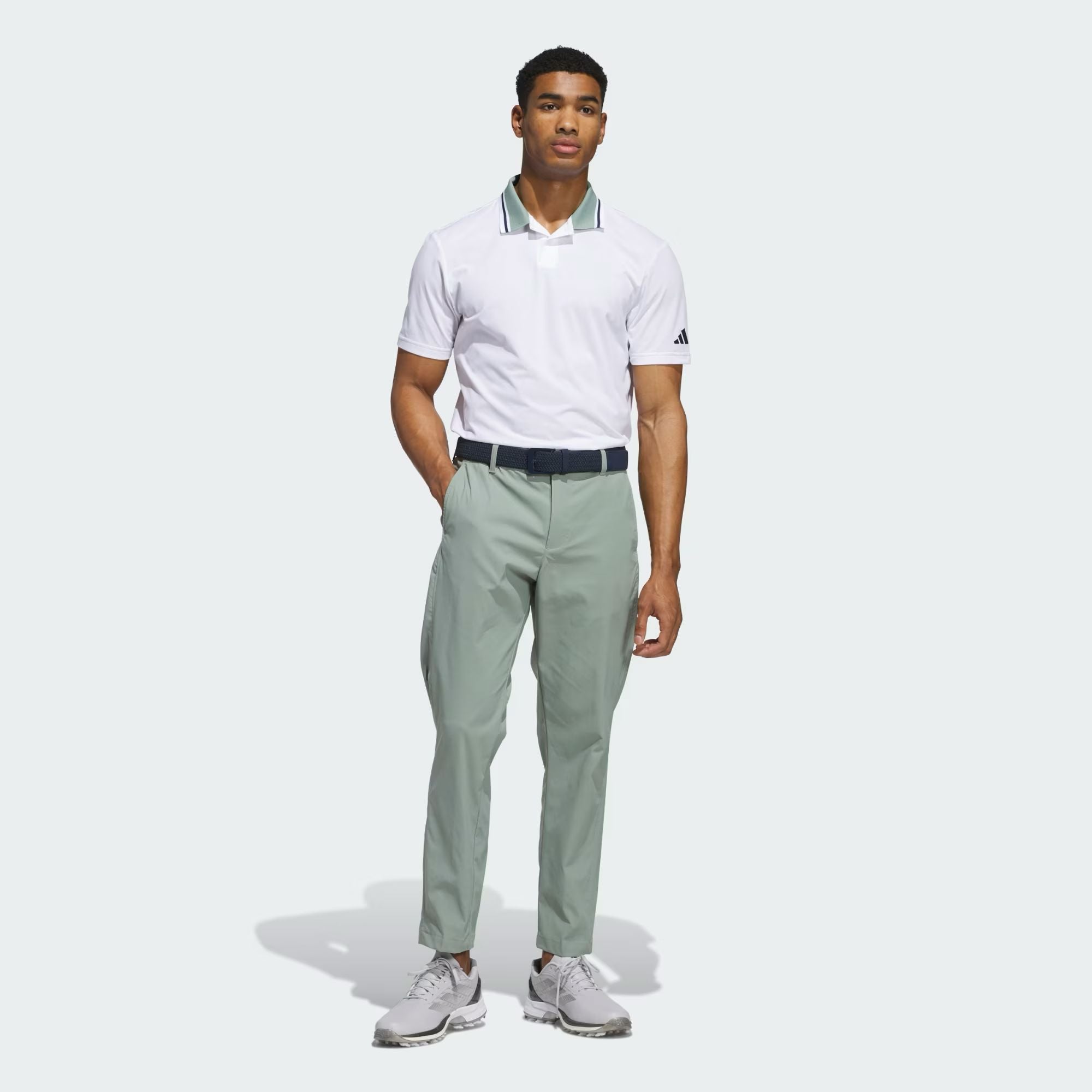 Adidas Polo BEYOND TWISTKNIT blanc