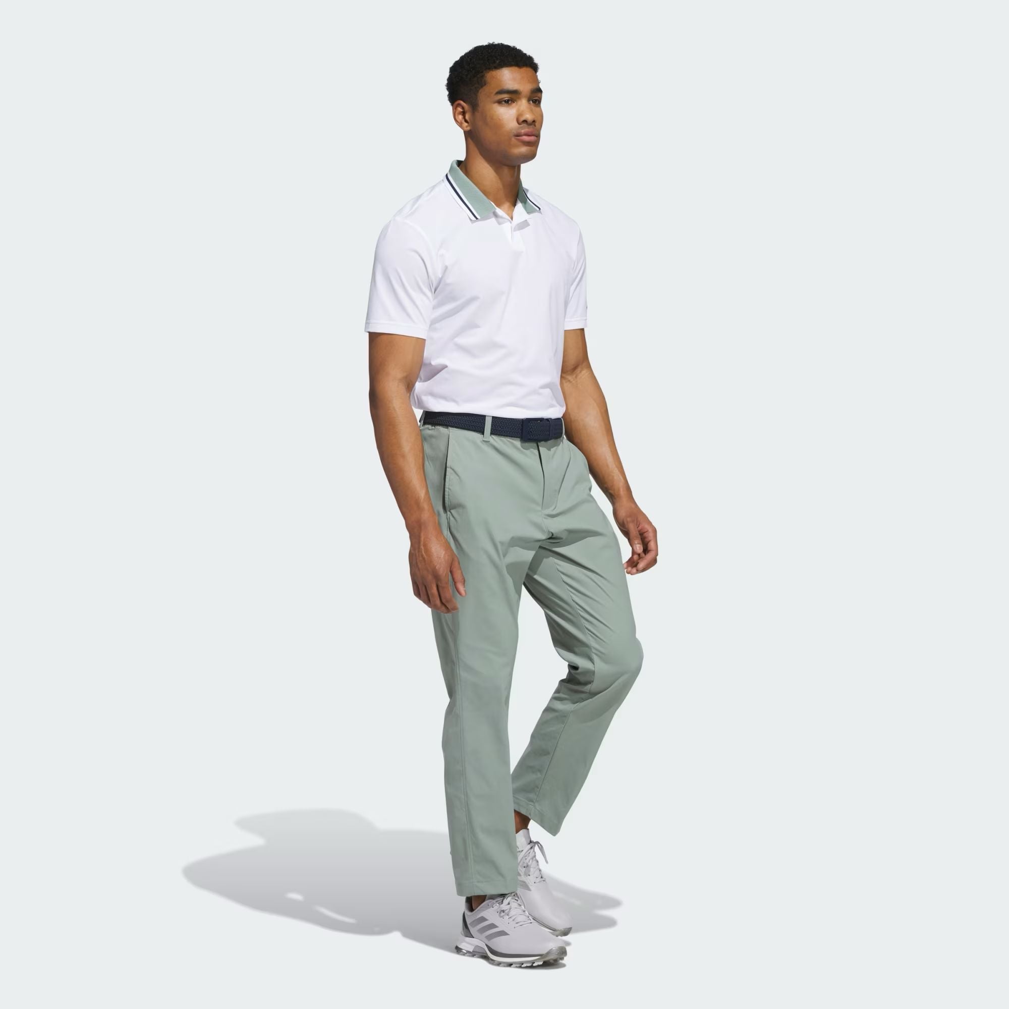 Adidas Polo BEYOND TWISTKNIT blanc