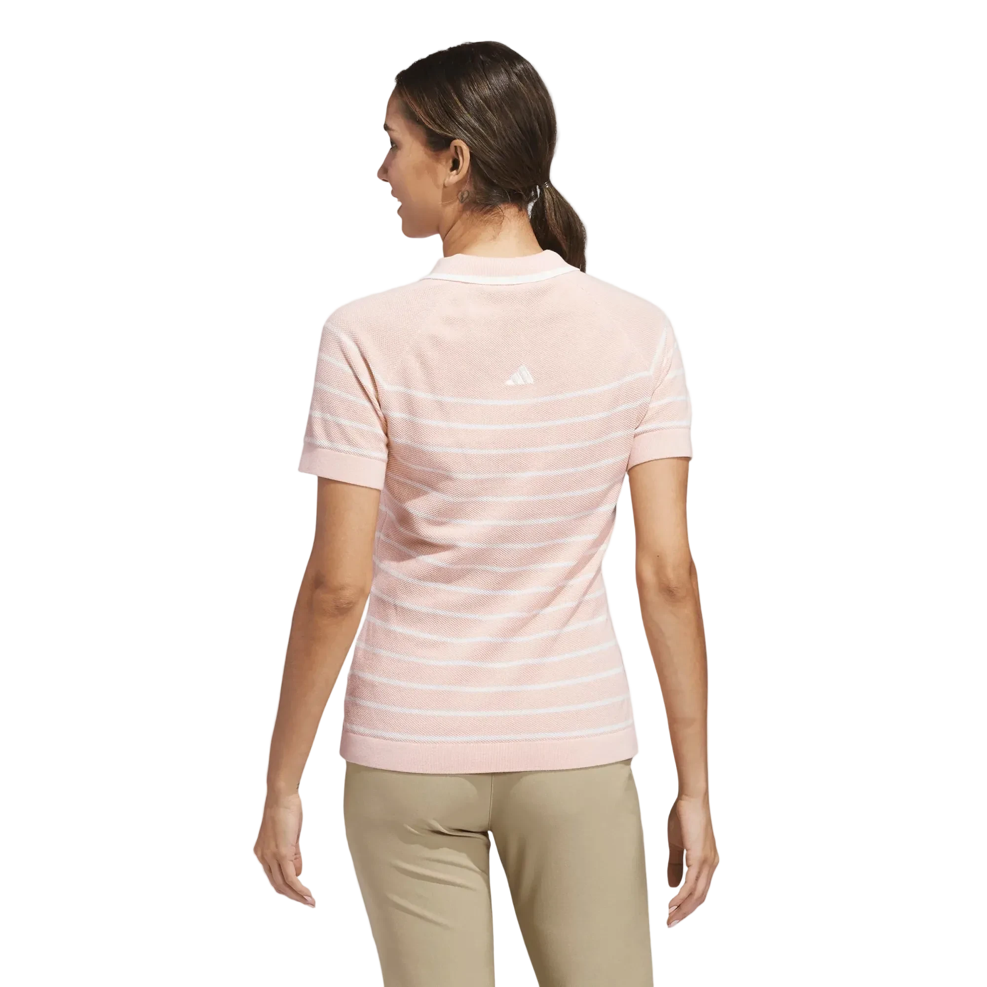 Adidas Polo de golf femme ULT365 Rose
