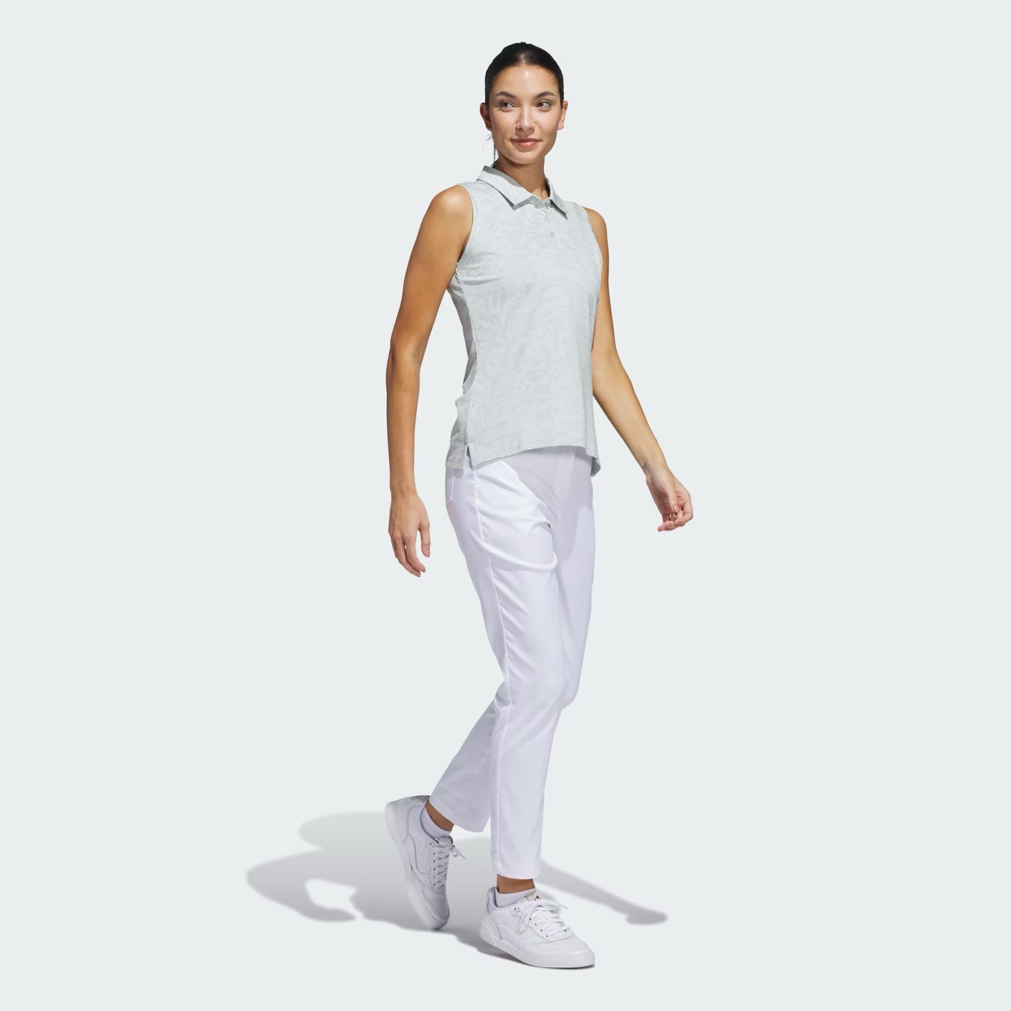 Adidas polo femme ultimate jacquard wonder silver