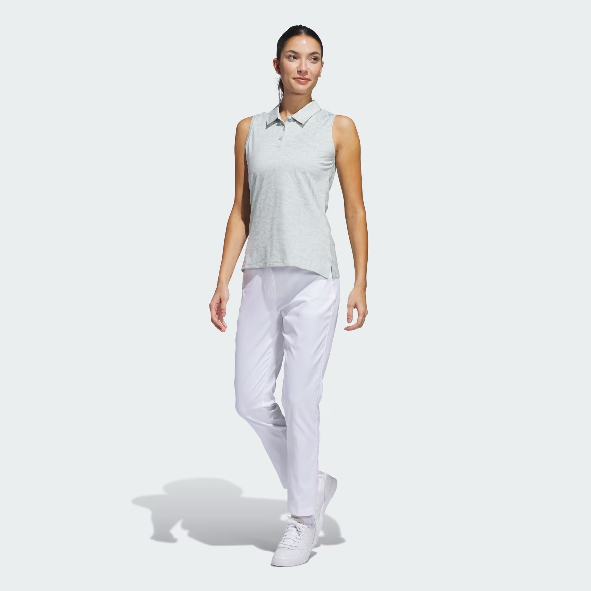 Adidas polo femme ultimate jacquard wonder silver