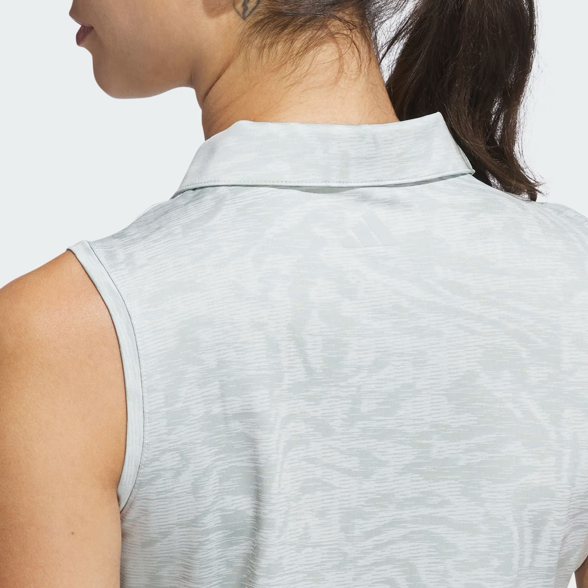 Adidas polo femme ultimate jacquard wonder silver